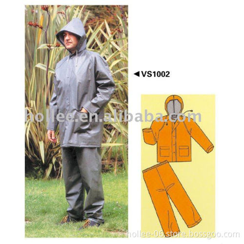 pvc/polyester rainsuit